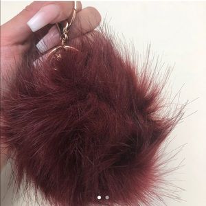 Puff Purse Charm Keychain